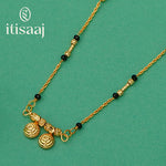 Elegant Short Mangalsutra with Vati Pendant - 4897