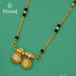 Elegant Short Mangalsutra with Vati Pendant - 4909