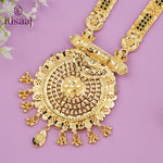 Forming Gold Mangalsutra with Floral Design Pendant - 5608