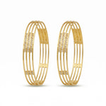 Modern Micro Gold Plated Designer Bangles - 5875-77