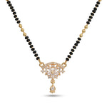 Sparkling CZ Floral Pendant Mangalsutra - 5108