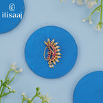 Traditional Bridal Wear Nath/Nose Pin (Pressing) - 5124