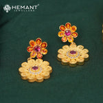 Traditional Kolhapuri Meenakari Patta Choker Necklace Set | Maharashtrian Jewellery - 5333