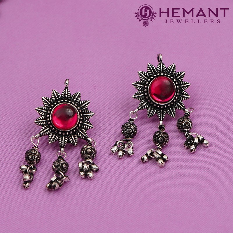Traditional Maharashtrian Kolhapuri Dot Mala 5 MM Flower Silver