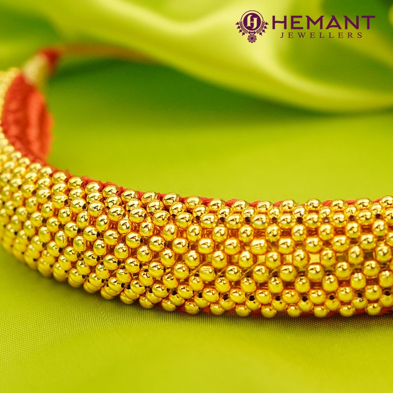Traditional Maharashtrian Kolhapuri Gadi Thushi Half Round