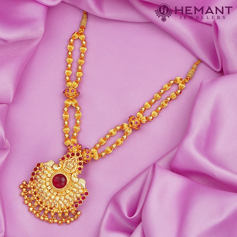Traditional Maharashtrian Kolhapuri Jav Mala D2 Saaj Laxmi - 77