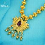 Traditional Maharashtrian Kolhapuri Mangalsutra Kamal Pendal - 4427