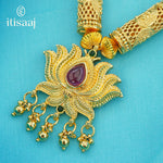 Traditional Maharashtrian Kolhapuri Mangalsutra Kamal Pendal - 4428
