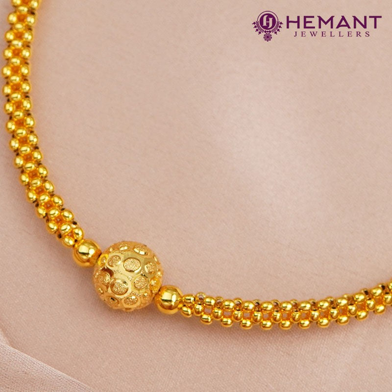 Traditional Maharashtrian Kolhapuri Micro Gold Plated TH 0 No. Dot 12 MM