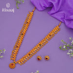 Traditional Maharashtrian Kolhapuri Saaj BR Geru Finished Jav 3 Panadi 27 Pan - 4749
