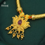 Traditional Maharashtrian Kolhapuri Shivai Har Big Kamal - 1060