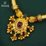 Traditional Maharashtrian Kolhapuri Shivai Har Big Pan - 1078