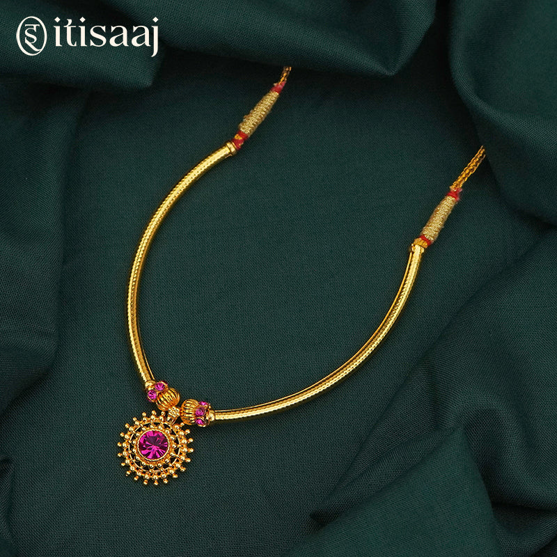 Traditional Maharashtrian Kolhapuri Shivai Har Nice Saj Rava II Nice - 1231