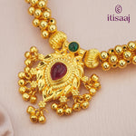 Traditional Maharashtrian Kolhapuri Thushi 0-5 Pan Pendal - 1016