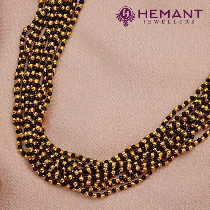 Traditional Maharashtrian Kolhapuri Thushi Black Loose Plain