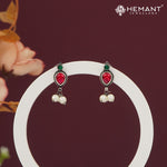 Traditional Maharashtrian Kolhapuri Tops Panadi 6-8 Veni Moti Silver(Oxidized) - 2676