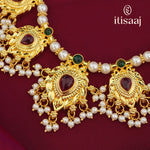 Traditional Maharashtrian Moti Har 9 Pan - 5509