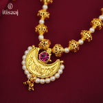 Traditional Maharashtrian Moti Mala Gund Chand - 4440