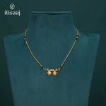 Traditional Micro Gold Plated Dual Vati Short Mangalsutra - 4090