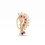 Traditional Micro Gold Plated Maharashtrian Nath Pressing 