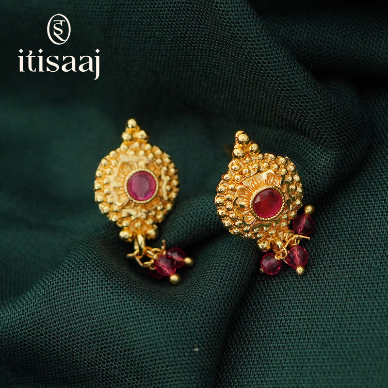 Traditional Micro Plated Long Necklace Set - 3581